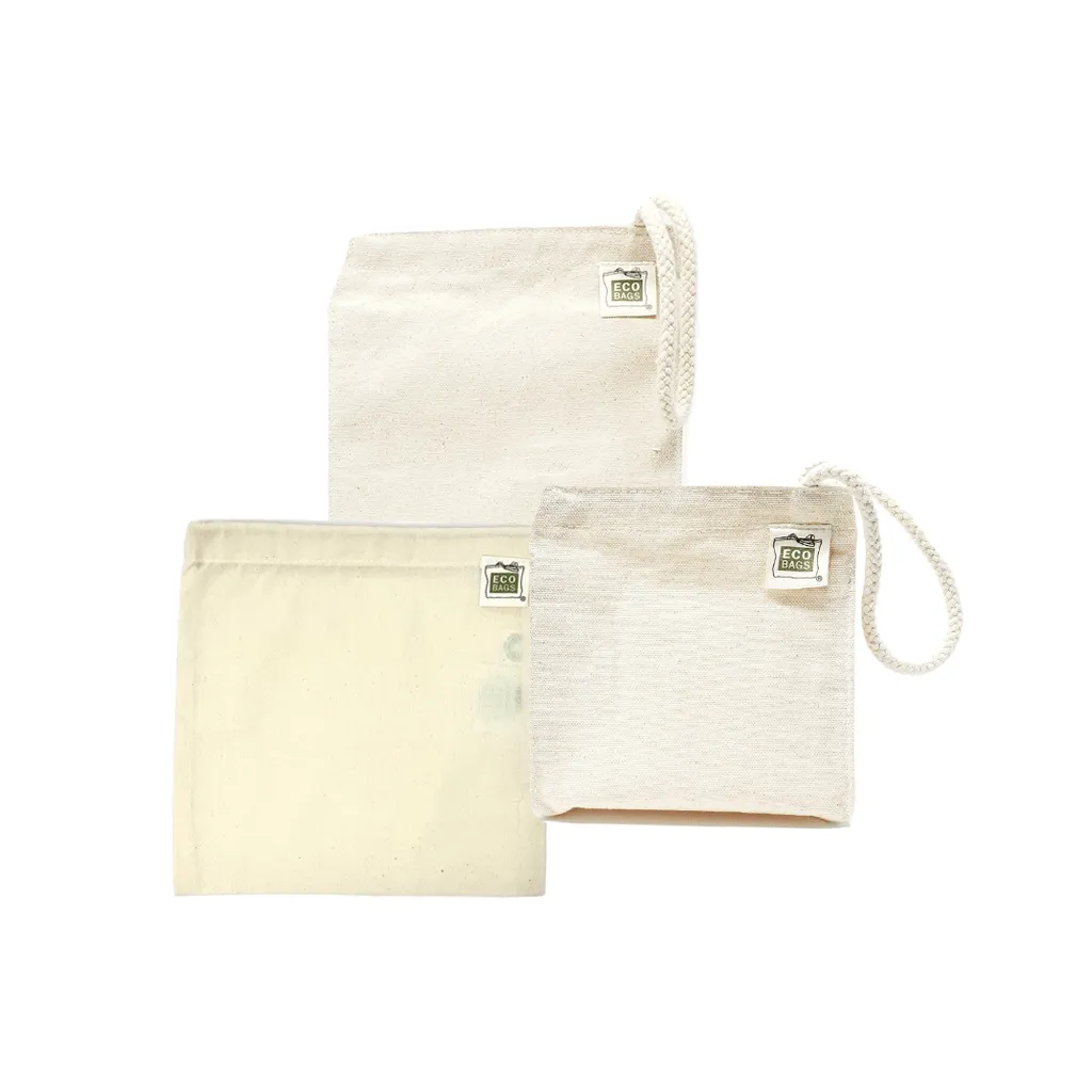 Eco Cotton Lunch Bag-Set of 3