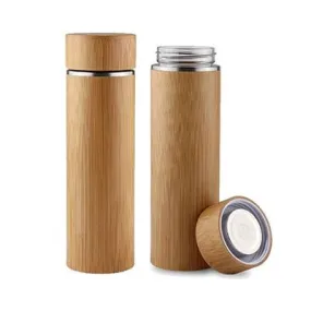 Eco Friendly BPA Free Bamboo Glass Water Bottle