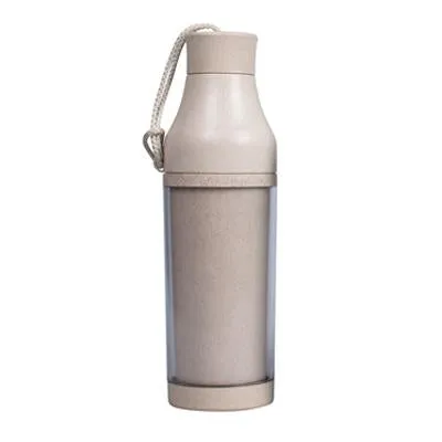 Eco Friendly Wheat Straw Double Wall Bottle