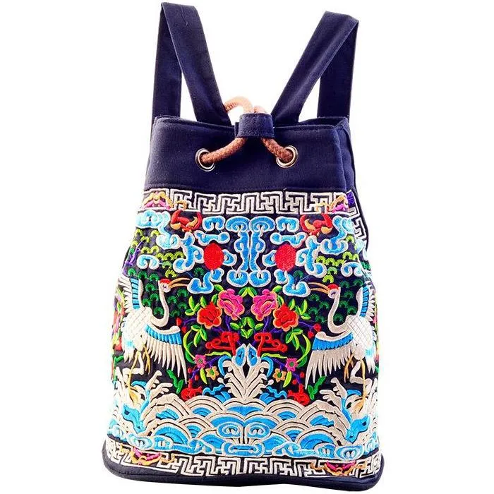 Ethnic embroidery shoulder bag -3