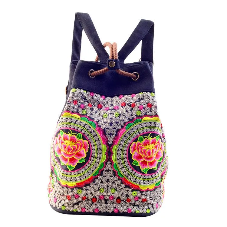 Ethnic embroidery shoulder bag -3