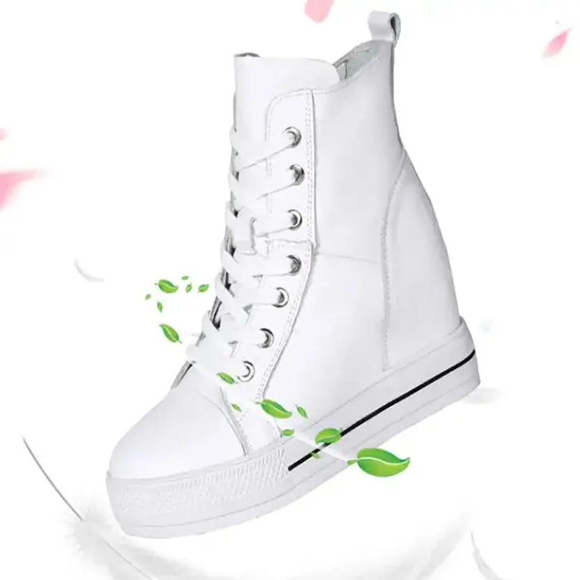 Funki Buys | Boots | Women's Canvas High Rise Ankle Sneaker