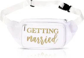 Getting Married Fanny Pack for Bridal Shower, Bachelorette