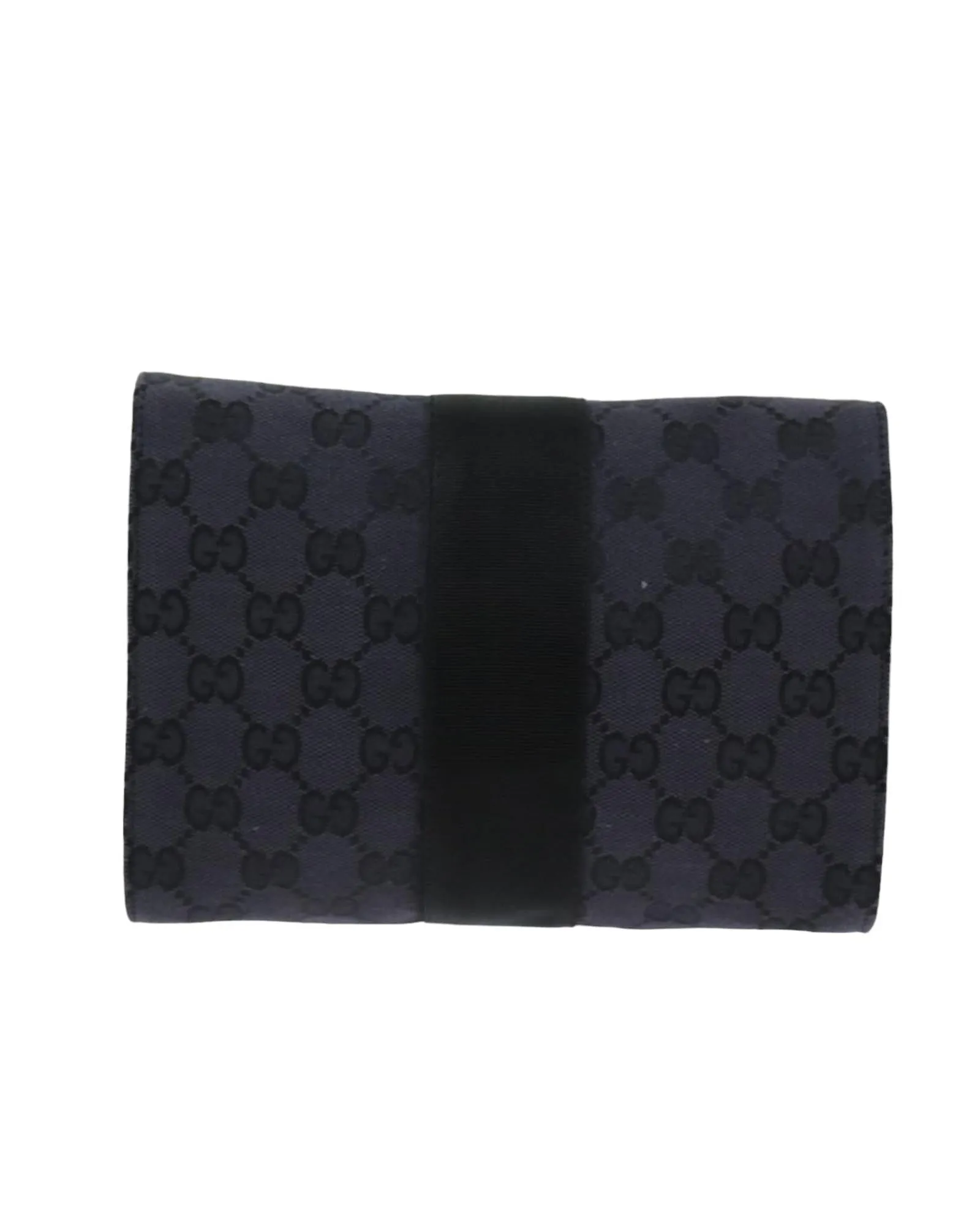 GG Canvas Clutch Bag in Black - Italian Made