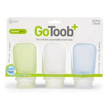 GoToob  3 Pack 2.5oz (74mL) Travel Tube Set