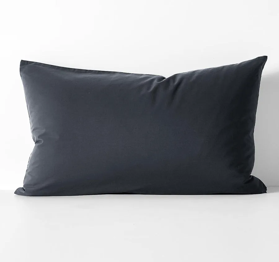 Halo Organic Cotton Standard Pillowcase Steel