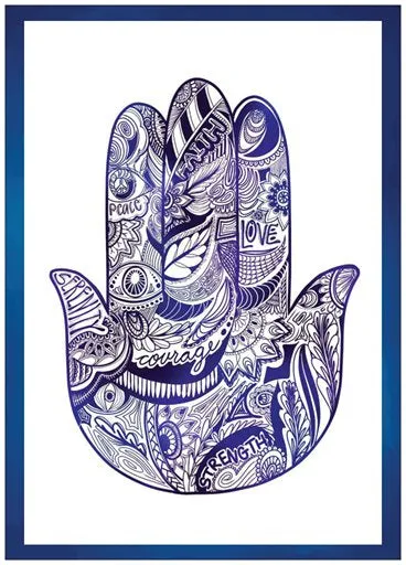 Hamsa Hands Note Card Set