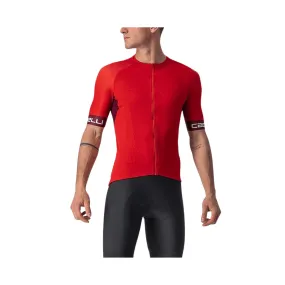 Jersey Castelli Entrata VI Short Sleeve Red