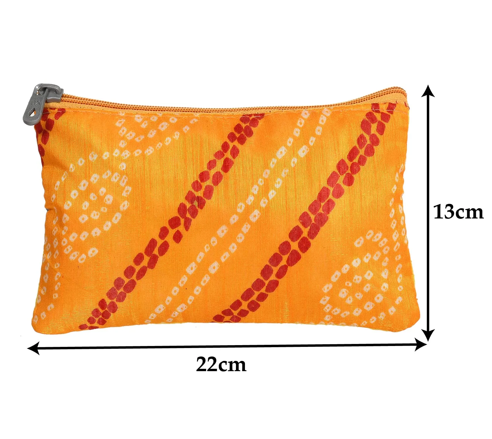 Kuber Industries Polyester Purse For Woman/Girl Set Of 2 (Yellow & Red) 54KM4347