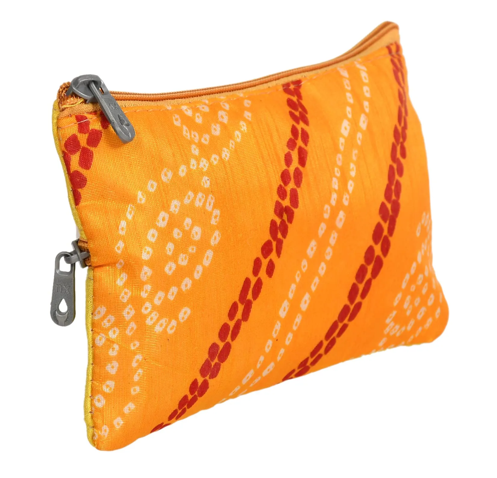 Kuber Industries Polyester Purse For Woman/Girl Set Of 2 (Yellow & Red) 54KM4347