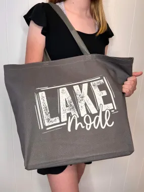 Lake Mode Canvas Tote Bag - 2 Colors Available