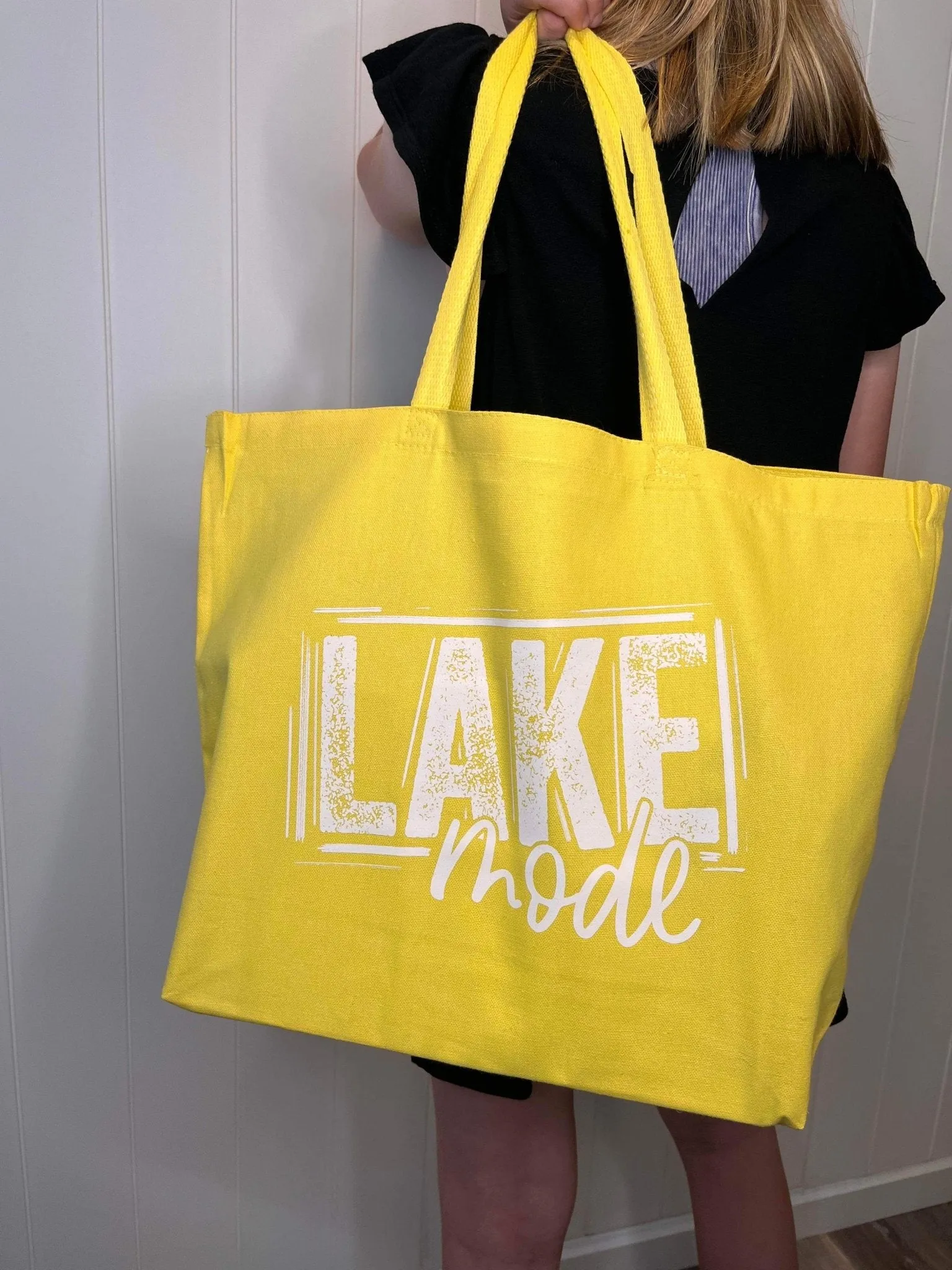 Lake Mode Canvas Tote Bag - 2 Colors Available