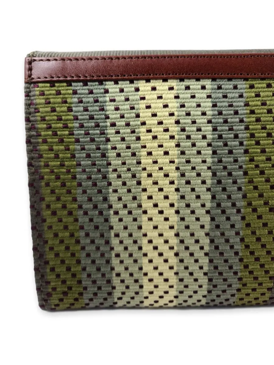 Large Classic Clutch Bag - Greens