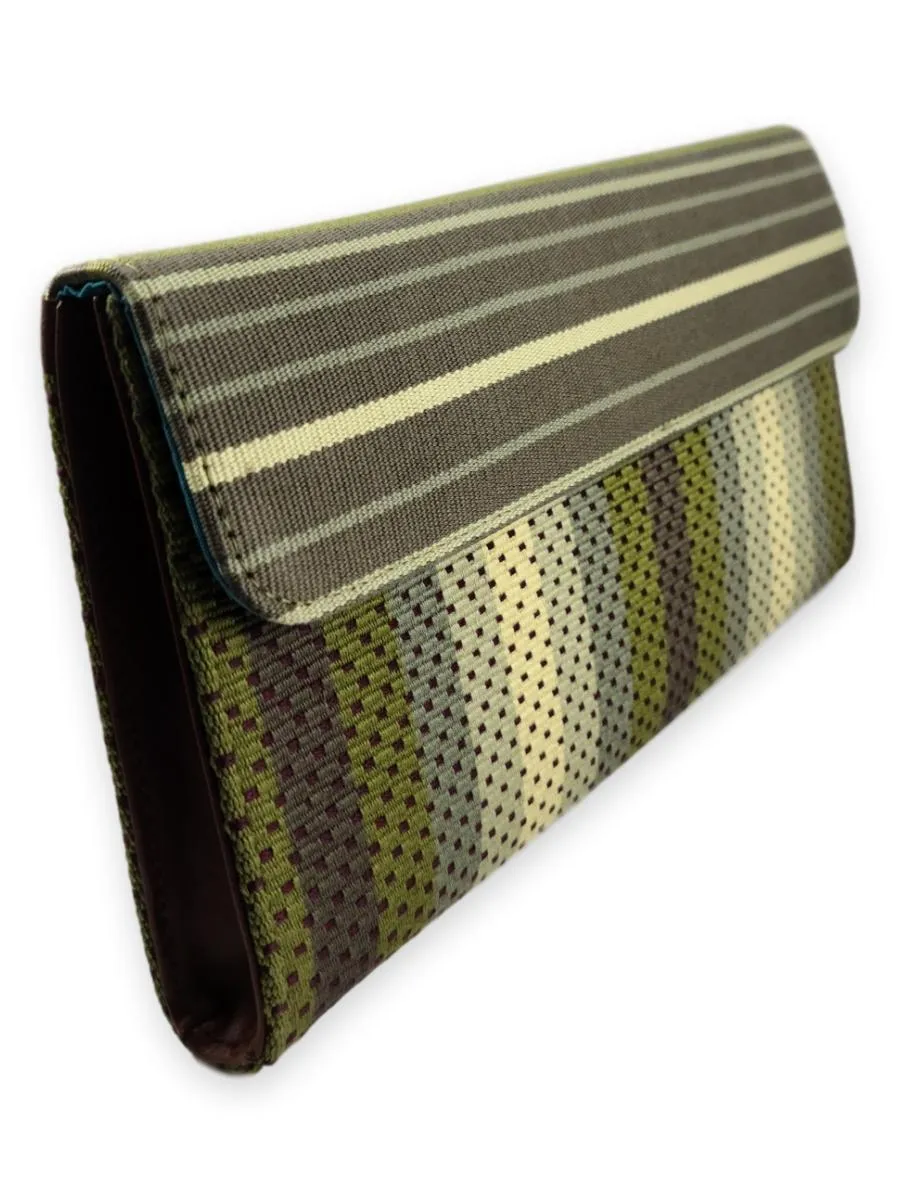 Large Classic Clutch Bag - Greens