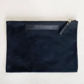 Large Waxed Canvas Zip Folio #120