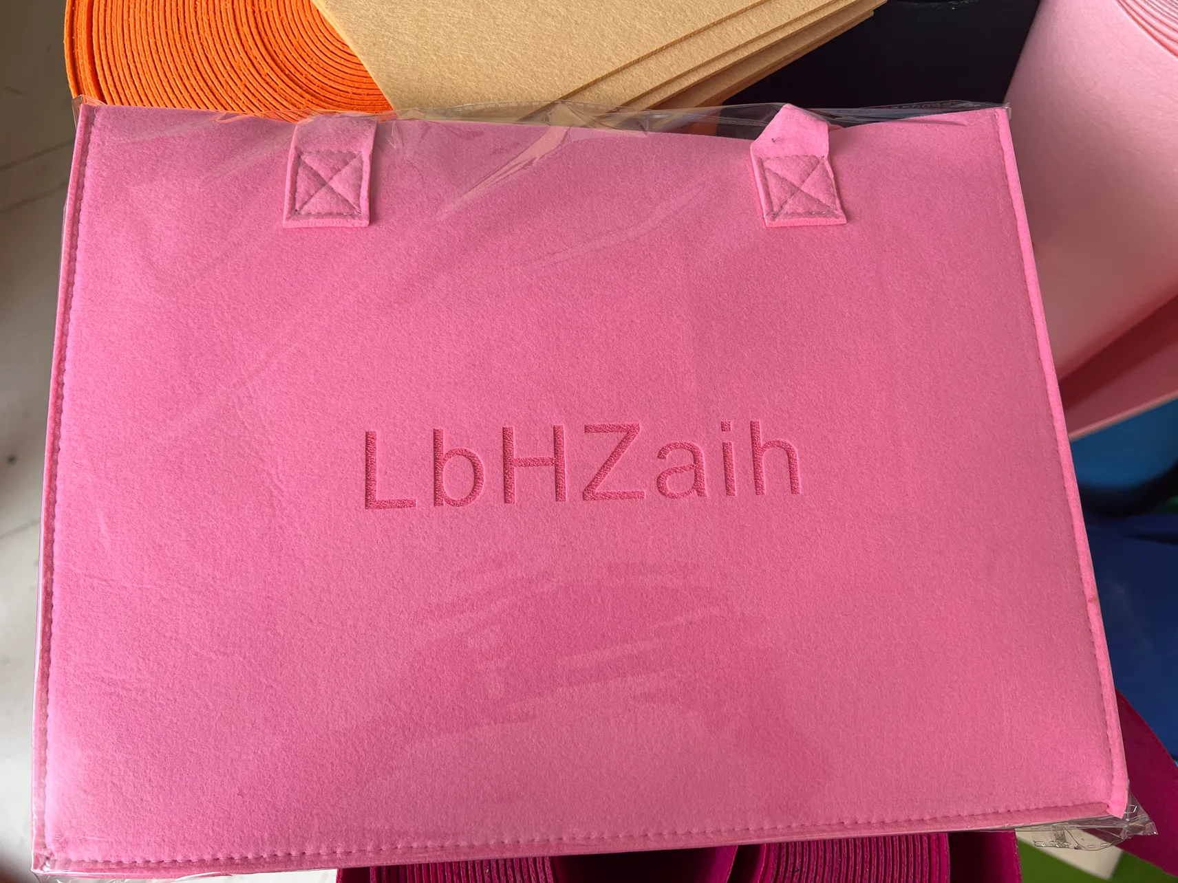 LbHZaih Bag, reusable pink candy bag, birthday bag, party gift bag