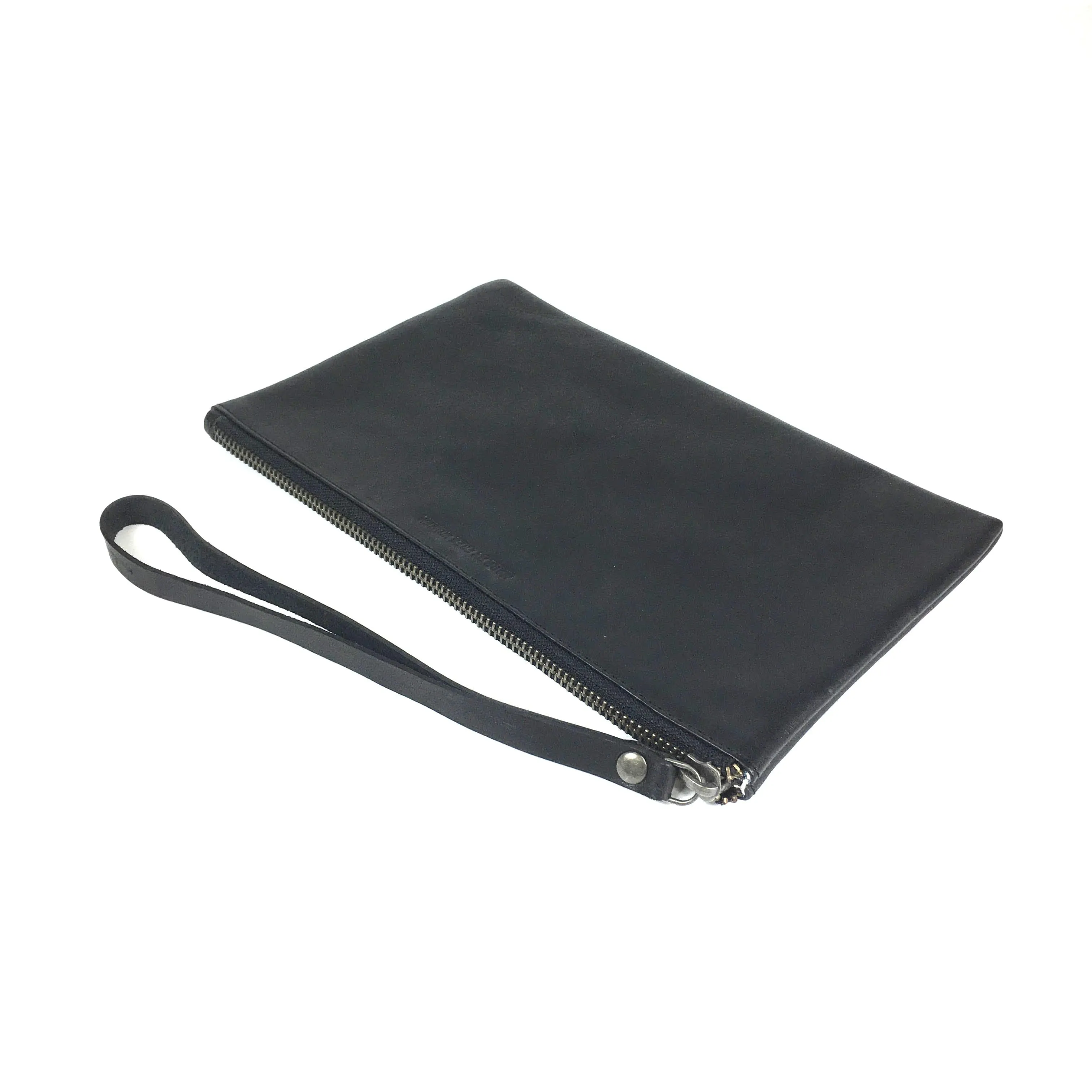 Leather Clutch Black