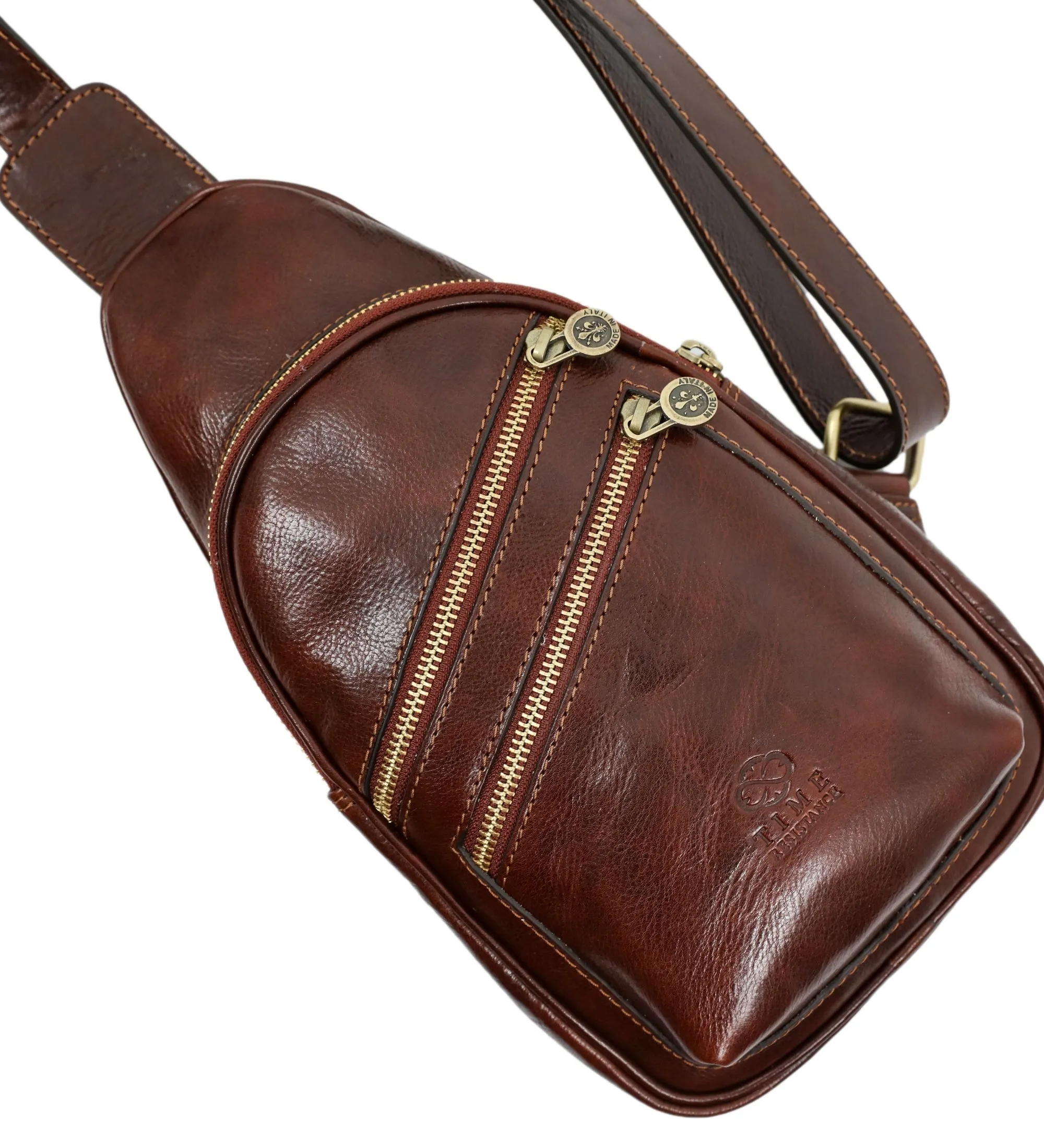 Leather Sling Bag - Catch-22