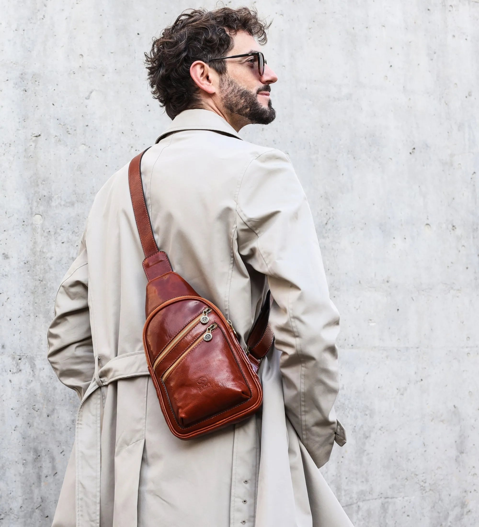 Leather Sling Bag - Catch-22