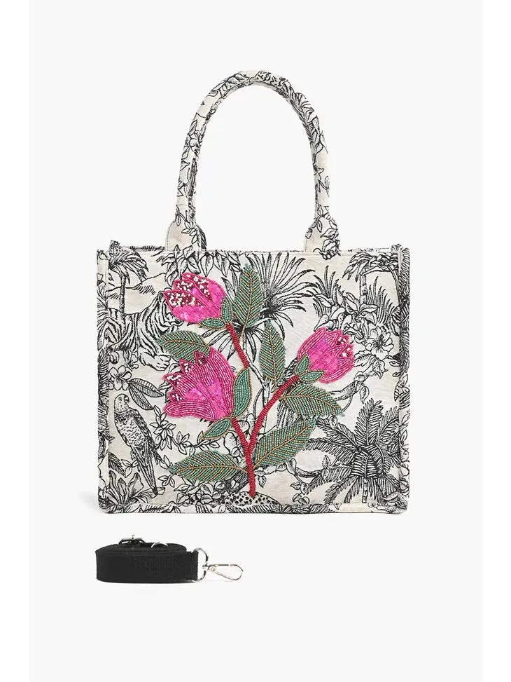 LEOPARD LILY MINI TOTE