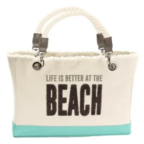 Life is Better At the Beach Canvas Tote Bag