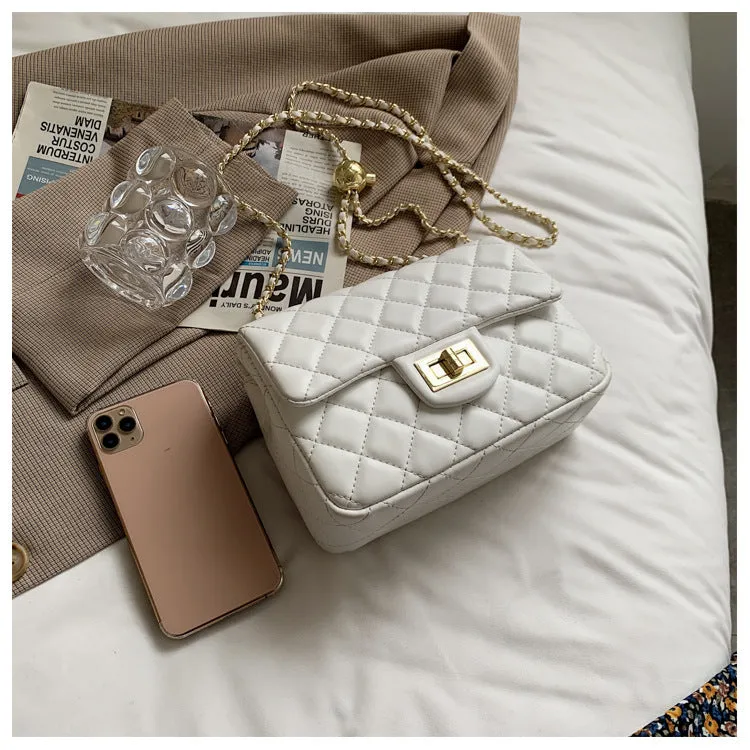 Little Golden Ball Small Fragrance Style Chain Bag New Internet Celebrity Fashion Crossbody Shoulder Bag