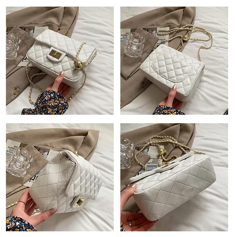 Little Golden Ball Small Fragrance Style Chain Bag New Internet Celebrity Fashion Crossbody Shoulder Bag