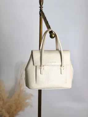 LOEWE Logo Handbag White Vintage gch7b5