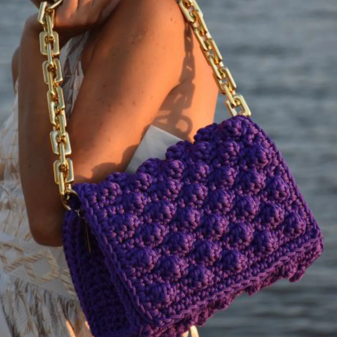 Lulu K Bubbles Bag - Purple