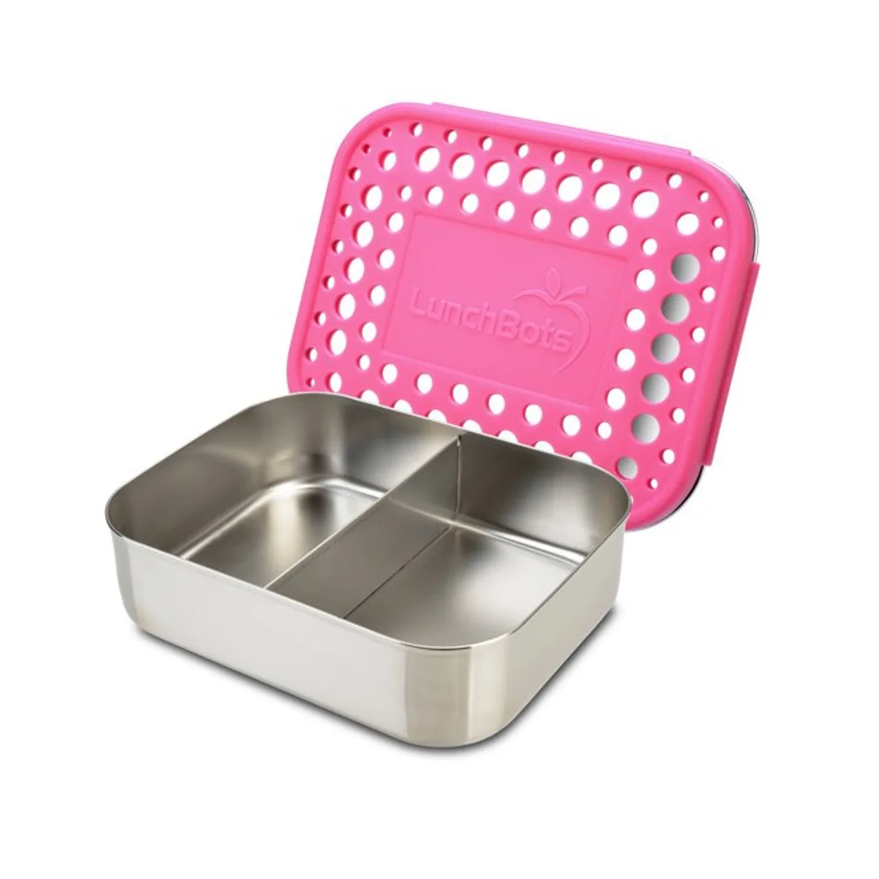 Lunchbots Medium DUO 2 Compartment Stainless Steel Bento Box - Multiple Colours Available