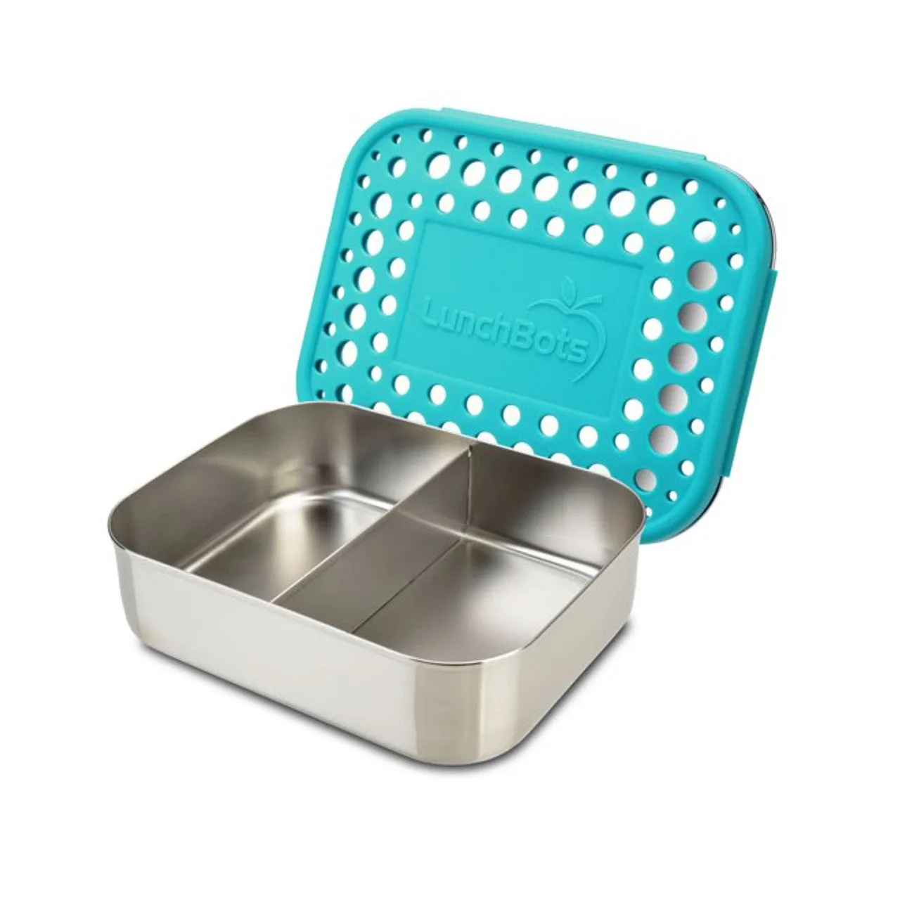 Lunchbots Medium DUO 2 Compartment Stainless Steel Bento Box - Multiple Colours Available