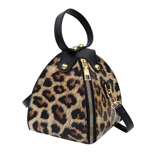 Luxury Messenger Leopard Print Bag