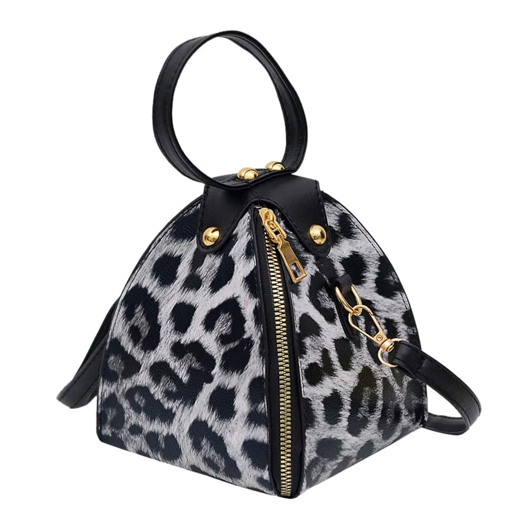 Luxury Messenger Leopard Print Bag