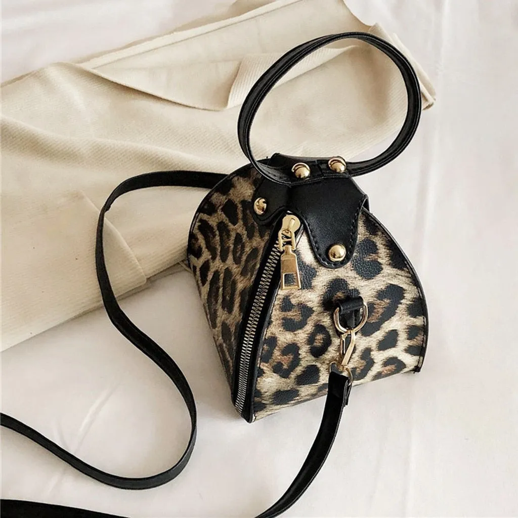 Luxury Messenger Leopard Print Bag