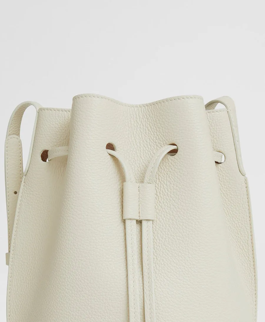 Mansur Gavriel Champagne Bucket Bag in Pearl