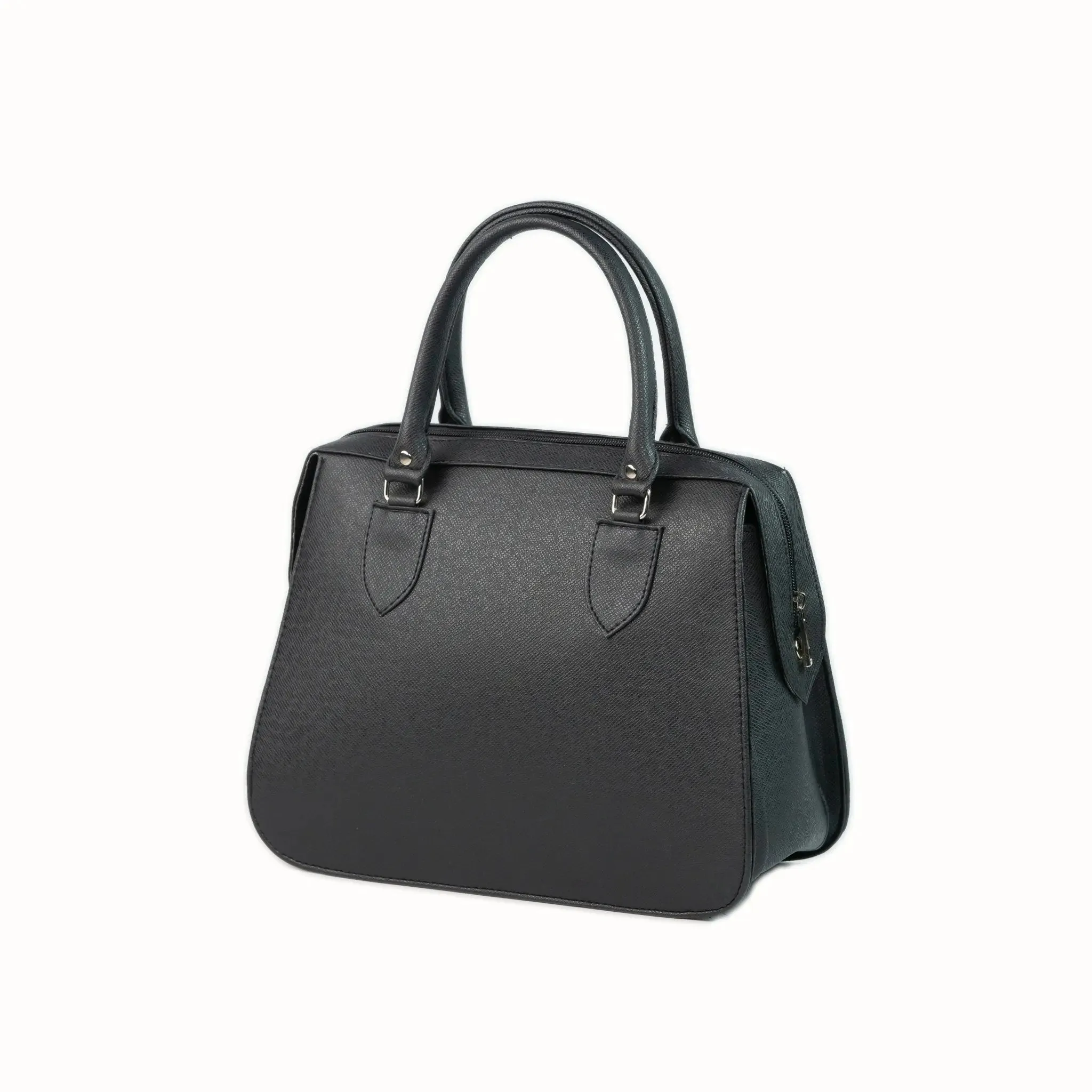 MARGAUX Classic Handbag with Sling in Black