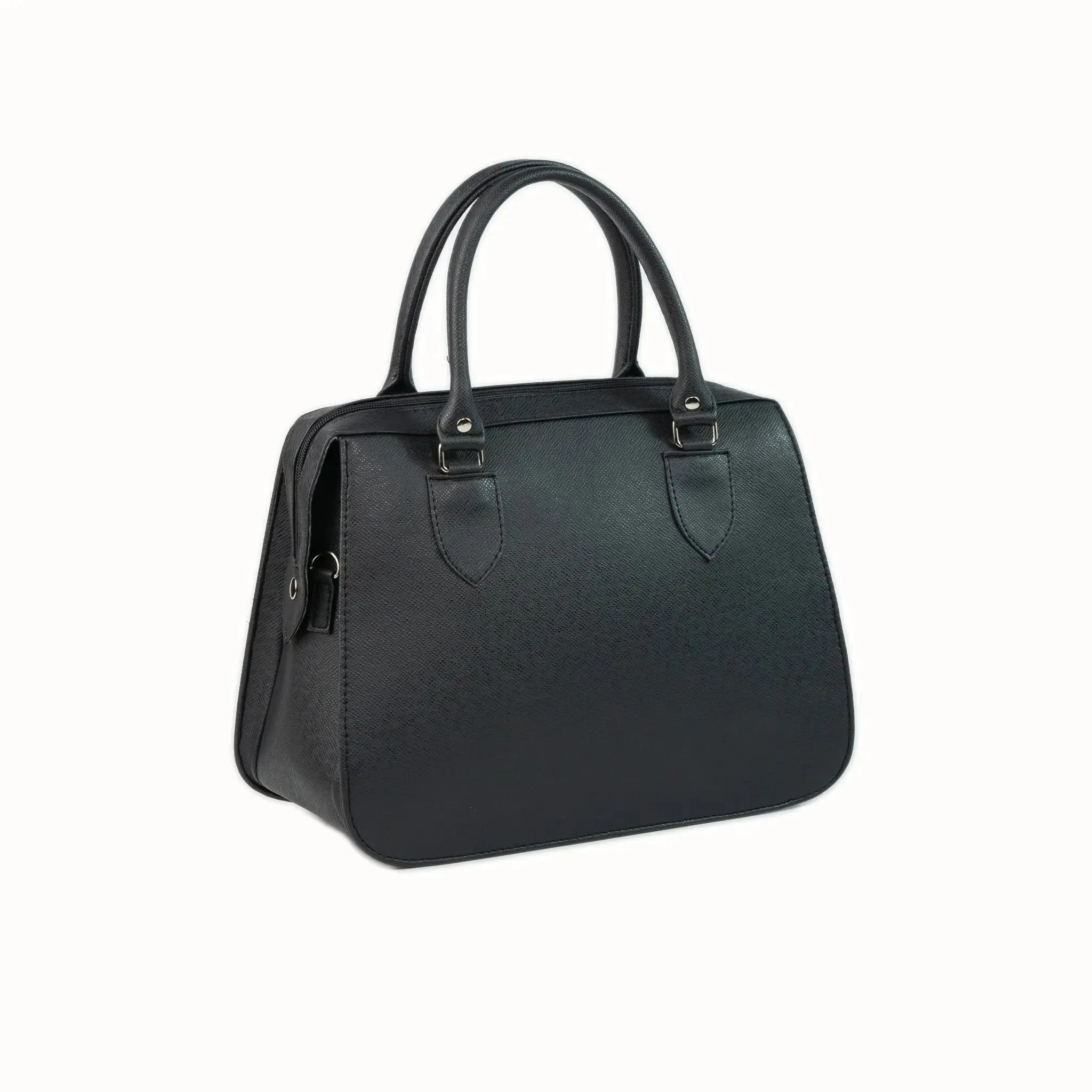 MARGAUX Classic Handbag with Sling in Black