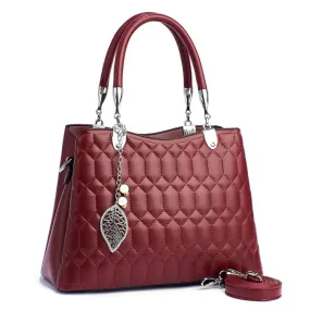 Maroon Exquisitely Hand-Embroidered Handbags for Girls 6690-8