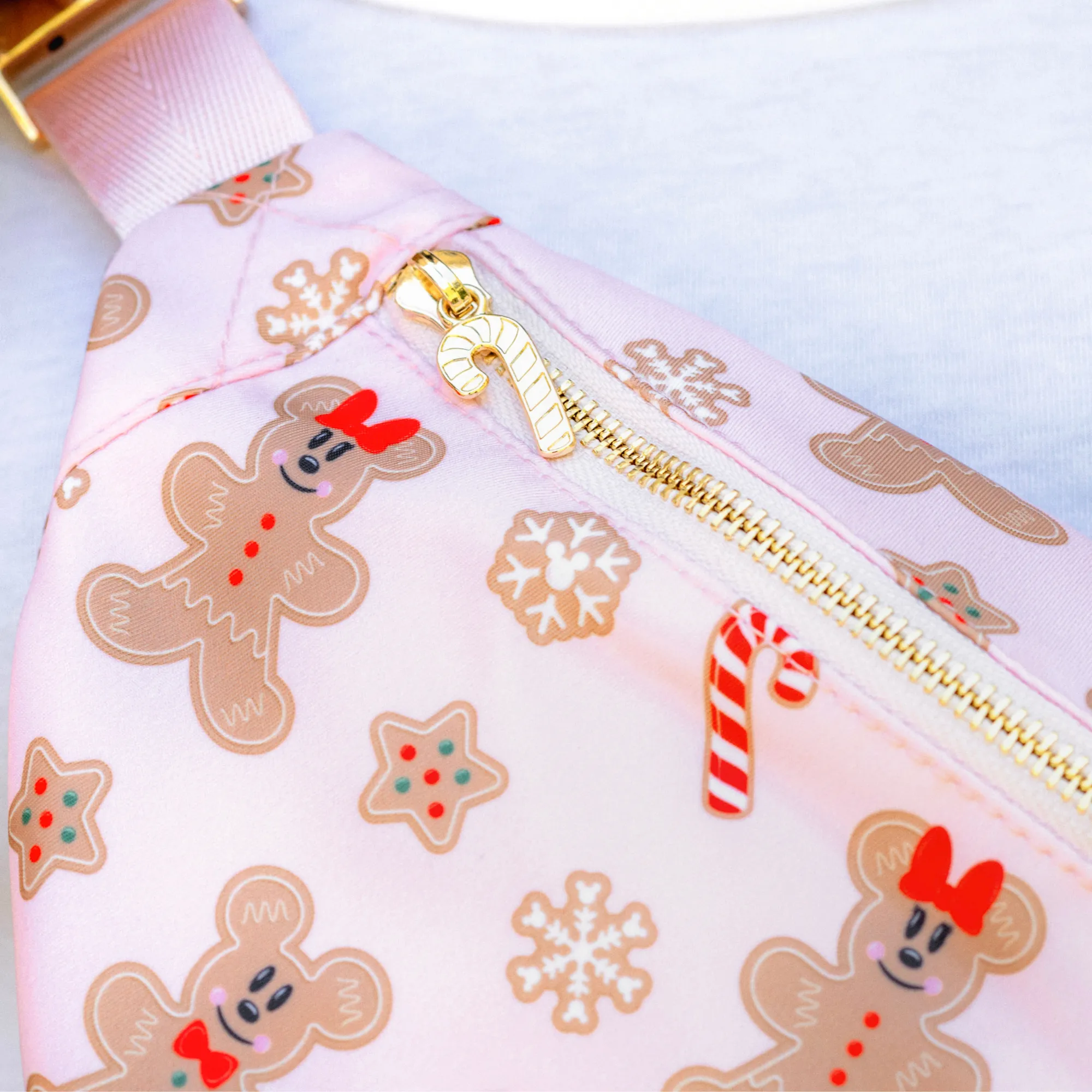 Mickey and Minnie Gingerbread Fanny Pack