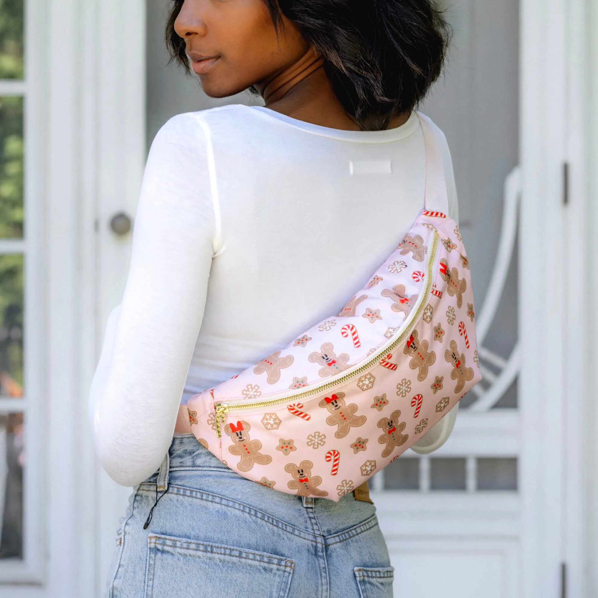 Mickey and Minnie Gingerbread Fanny Pack