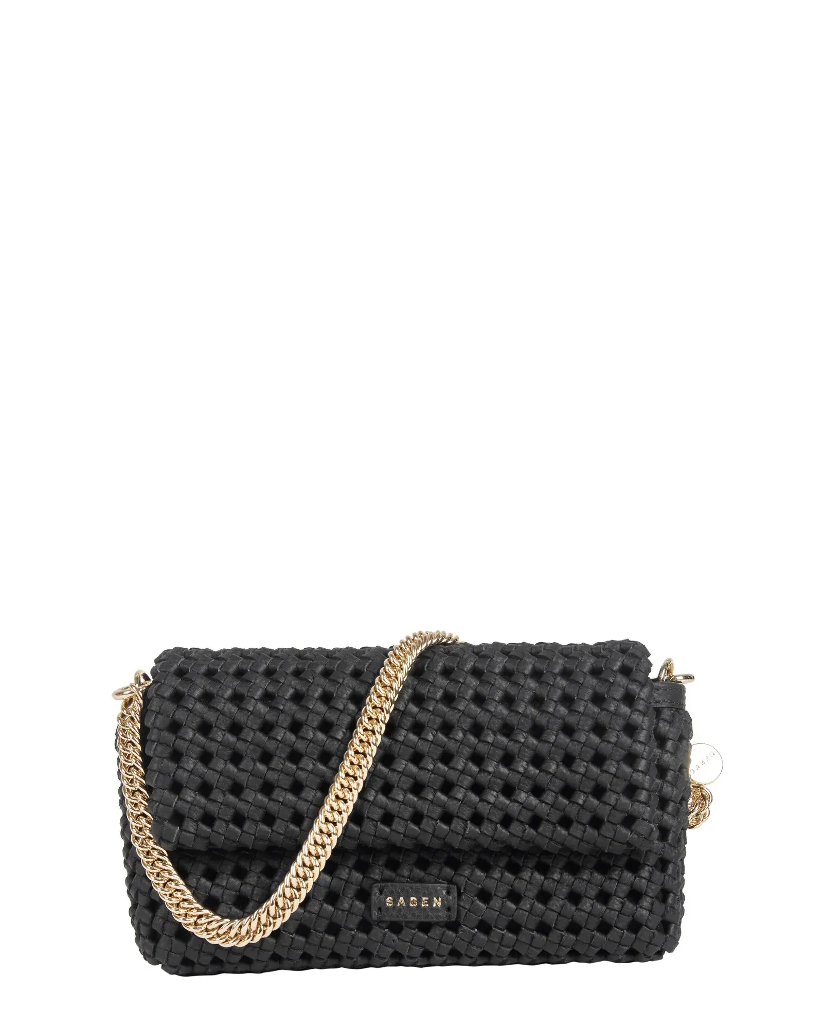 Milla Shoulder Bag | Black Fine Braid