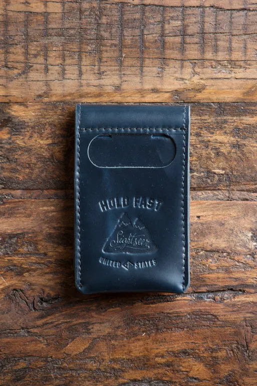 Mini EDC Fieldbook | Leather Journal Cover and Pen Caddy for Every Day Carry