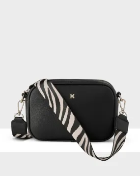 Monica Camera Crossbody Bag   Zebra Bag Strap