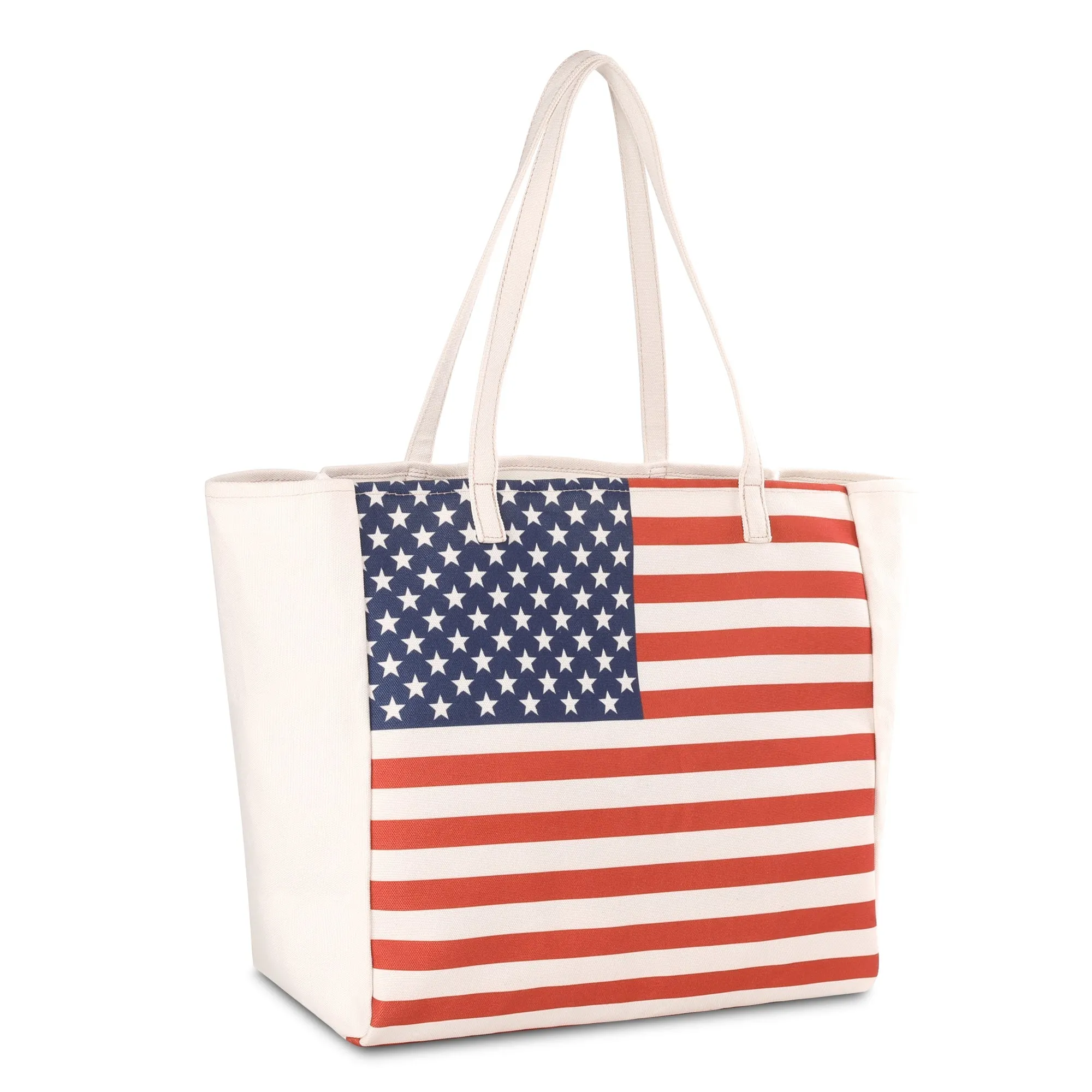 Montana West American Pride Large Canvas Tote Bag