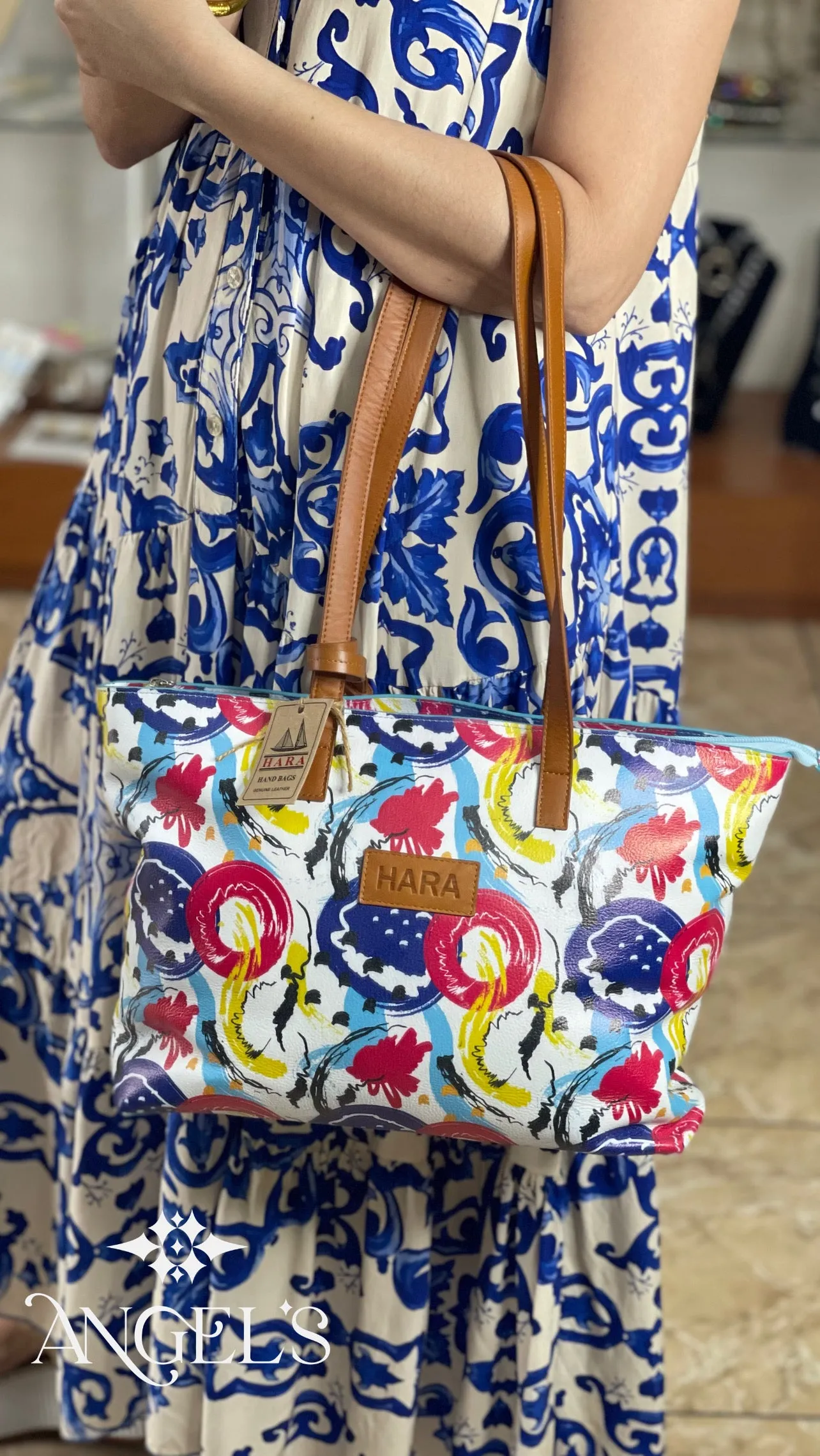 Multicolor Print HARA Bag