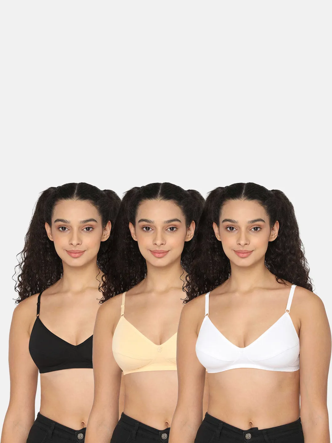 Naidu Hall Knitwear-Bra Special Combo Pack - Glori - C63