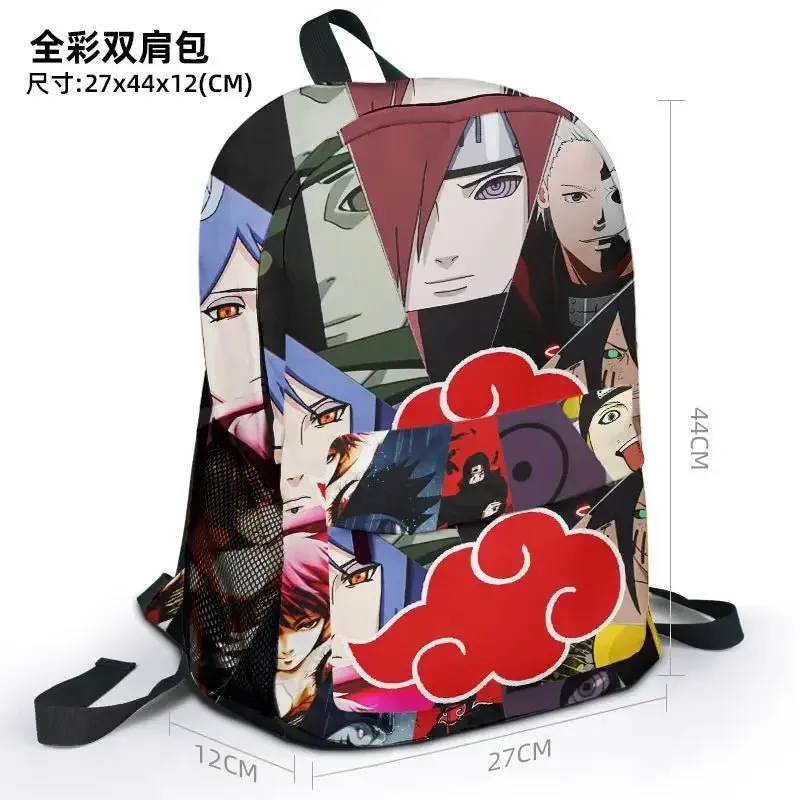 Naruto Series' Akatsuki Organization features the iconic Red Cloud design