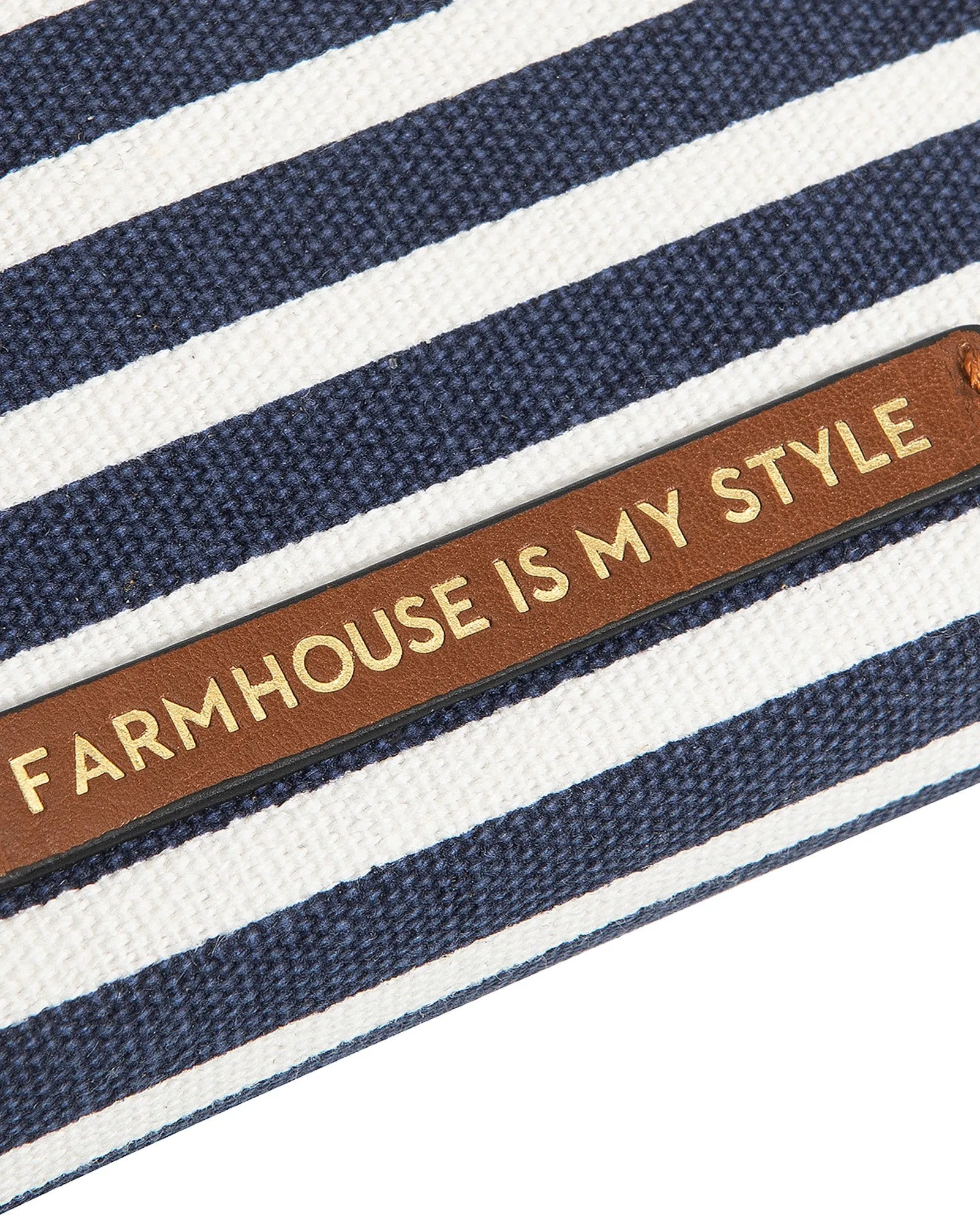 Navy Stripe Luxe Wallet