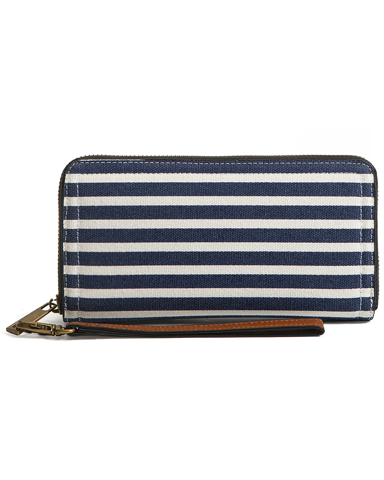 Navy Stripe Luxe Wallet