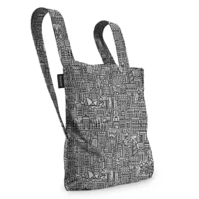 Notabag Hello World Convertible Tote Backpack – Grey/Black